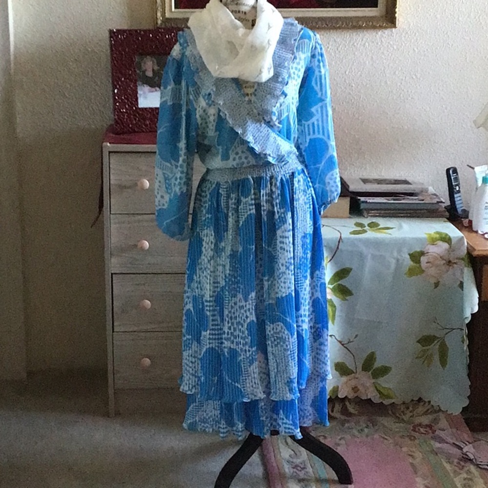 Blue summer dress